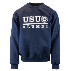 SWEATSHIRT USU ONCE AN AGGIE ALWAYS AN AGGIE ALUMNI PDP